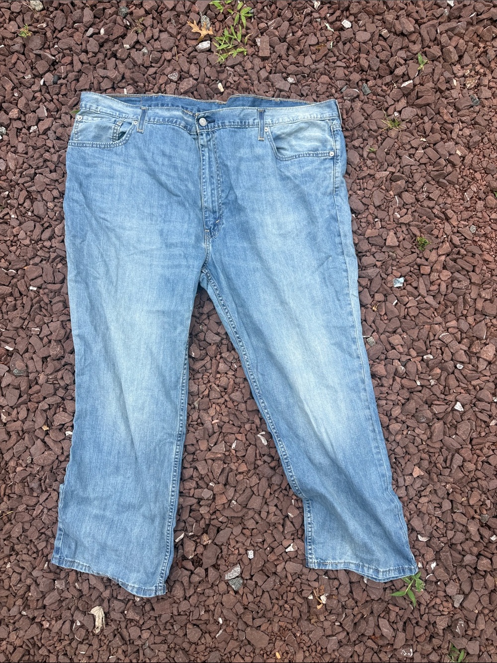 Levi’s Men's Bootcut Light Blue Denim 559 Jeans - size 48x30